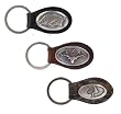 Leather Emblem Key Chain - Collegiate Series