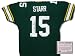 Bart Starr Green Bay Packers NFL Hand Signed Authentic Style Home Green Football Jersey
