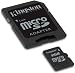 Electronics : Kingston Technology 2GB Micro Secure Digital Card with adapter and Exclusive 6 way jewel case bundle (case holds one of XD,CF,SD,MMC, Memory stick, or SM)