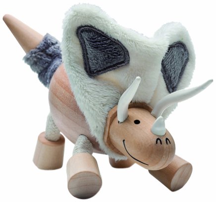 Anamalz Prehistoric Anamalz Torosaurus Wooden Toy