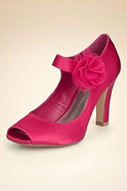 Peep Toe Floral Corsage High Heel Shoes