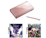 Nintendo DS Lite Metallic Rose Value Bundle with 2 Games
