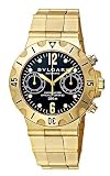 BVLGARI｜BVLGARI　ディアゴノスクーバクロノグラフ　SC38GG　ブラック　[並行輸入品]