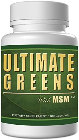 1 btl Seatrition 550mg Pure 12 Sea Vegetable Plants 180 Veg Capsules plus 1 btl Ultimate Greens MSM 1925mg 180 Veg Capsules Vegan Friendly Dietary Supplement