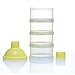 SySrion Non-Spill Baby Milk Powder Dispenser/Storage Container,Yellow (1pcs)