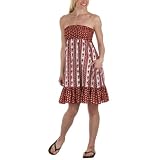 Mossimo Supply Co. Tube Dress with Smocked Bodice - Red