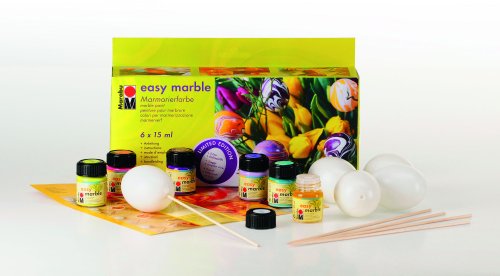 Marabu 1305990004 - easy marble Starter-Set Fr&uuml;hling Preisvergleich