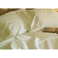 Short Queen (60X75) RV or Camper Sheet Set 100% cotton, 300tc Color: Ivory