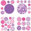 Wall Pops! Mini Pops! Gone Dotty Purple/Pink
