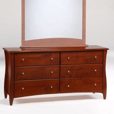 Spices 6 Drawer Dresser Finish: Natural