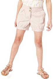 Autograph Pure Cotton Adjustable Waist Jacquard Shorts