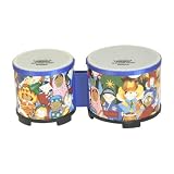 Remo RHYTHM CLUB, Bongos, 5/6 Diameters, Rhythm Kids Graphics