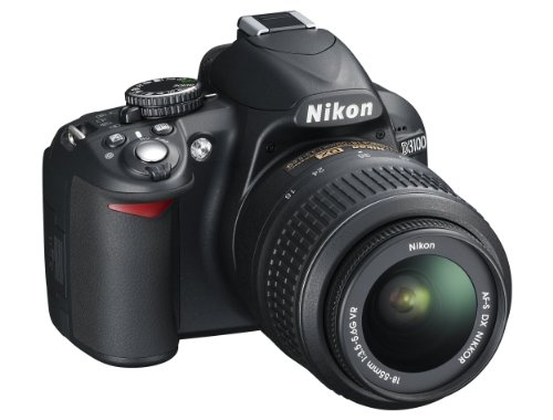 Nikon D3100 Fotocamera digitale reflex 14,2 Megapixel con Obiettivo Nikkor 18/55VR, SD 8GB Premium 100X Lexar [Nital card: 4 anni di garanzia] Picture