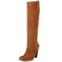 Biviel Women's BVC060 Mid-Heel Boot,Suede Saddle,39 EU (US Women's 9 M)