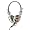 KEENION KDM-2688 Unique painting handcraft Lightweight Hi-Fi Super Bass Stereo Headphone With Microphone - Multi-Color