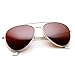 zeroUV - Blue Block Driving Lens Full Metal Teardrop Aviator Sunglasses