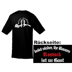 ROSTOCK ULTRAS T-SHIRT KNIET NIEDER IHR BAUERN VON S-XXL