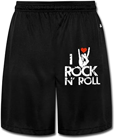 Love Rock N Roll Nice Material Men Short CoolÂ Sweatpants