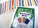 RARE Rainbow Deck Bicycle Playing Cards
