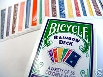 RARE Rainbow Deck Bicycle Playing Cards