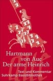 Produkt-Bild: Der arme Heinrich: Mittelhochdeutscher Text und &Uuml;bersetzung (Suhrkamp BasisBibliothek)