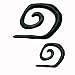Resin Imitation Water Buffalo Horn Jewelry Ear Tribal, 5mm (4G) - Sold as a Pair