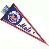 NEW YORK METS OFFICIAL MLB LOGO FELT PENNANT