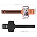 Universal Sports Armband, MoKo Water Resistant Running Case Workout Arm Band Cover for iPhone 8, iPhone 7, 6S, 6, 5S, 5, SE, Galaxy S7, S6, S6 Edge, J5, Moto Pixel Huawei Sony LG, Orange