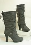 Produkt-Bild: Damen Stiefel grau halbhoch