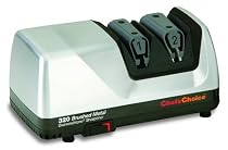 Chef's Choice 320 Diamond Hone 2-Stage Electric Knife Sharpener, Brushed Metal