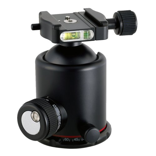 Photo Clam PC-54NS Pro Head with Friction Screw, Dlx Quick Shoe and Bubble Level - Black