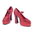 Sexy Platform Red Glitter Shoe - Perfect with Dorothy Costumes!