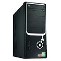 CIT CSCIT1005 Midi ATX Case 500W - Black/Silver