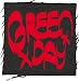 Green Day Music Band Stitch Patch - Red Punk Name Logo