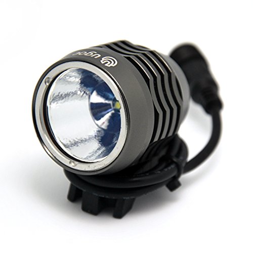 Ultrabright Bike Light, Ugoe Tb05-01,water Resistentheadlight, Compatible with All Bike Types Li-ion Battery Pack