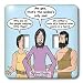 Rich Diesslins Funny Cartoon Gospel Cartoons - Luke 7-11-17 - The Funeral Procession with Jesus, Peter and Matthew - Light Switch Covers - double toggle switch