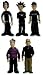 Good Charlotte Roto Vinyl (5) Figure Limited Edition Set [Toy] [Toy] [Toy] [Toy]