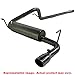 MBRP S5502409 T409-Stainless Steel Single Side Cat Back Exhaust System