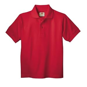 Dickies Boys 2-7 Short Sleeve Pique Polo Shirt