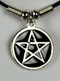 Pentagram Necklace Gothic Wicca Witch Craft Black Magic