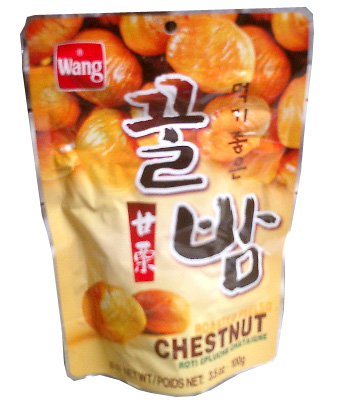 Chestnuts, Roasted Peeled, (Wang) 3.5 oz (100g) by parthenonfoods.com