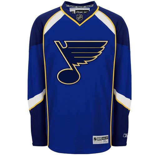 NHL Men's St. Louis Blues Reebok Edge Premier Team Jersey - 7185A515Hpjslb (Blue, Small)