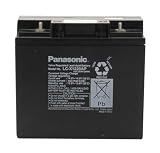 Panasonic LC-X1220AP Black Large 12V 20Ah VRLA Battery with Internal Thread Terminal