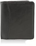 Lorenz Leather Credit Card Holder / Wallet # 1212 - Black