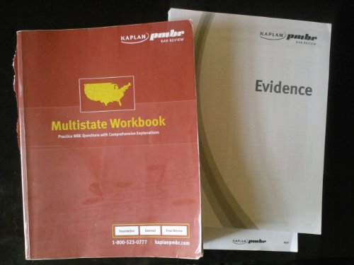2010 Kaplan PMBR Multistate Workbook: Practice MBE Questions with Comprehensive Explanations