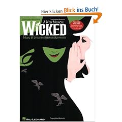 Wicked: A New Musical for Piano, Voice and Guitar (Pvg)