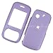 Pantech Matrix C740 (AT&T) Rubberized Snap On Protector Hard Case Rubber Feel Leather Paint Cover Lavender