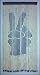 Peace Fingers ~ Beaded Door Curtain