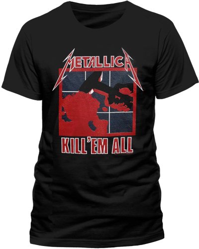 Live Nation Herren T-Shirt, Metallica – Kill Em All, GR. XX-Large (Herstellergröße: XX-Large), Schwarz