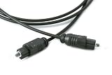 41uZWqrf2wL. SL160  6 Ft Black Molded Digital Optical Audio TosLink Cable for CD, D/A Converters, Dolby Digital DTS Surround sound receivers, DVD, MiniDisk players and recorders, Pro Audio cards